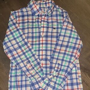 Vineyard Vines Multicolor Plaid Button Down Shirt